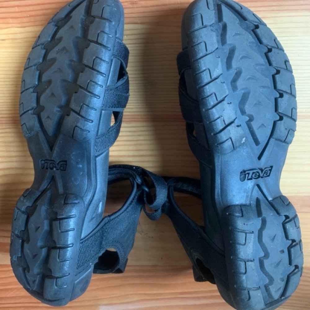 Teva Womens Tirra Sport Sandals Black Outdoor Hiking Shoes Size 9 Sandals 4266 - Picture 2 of 2